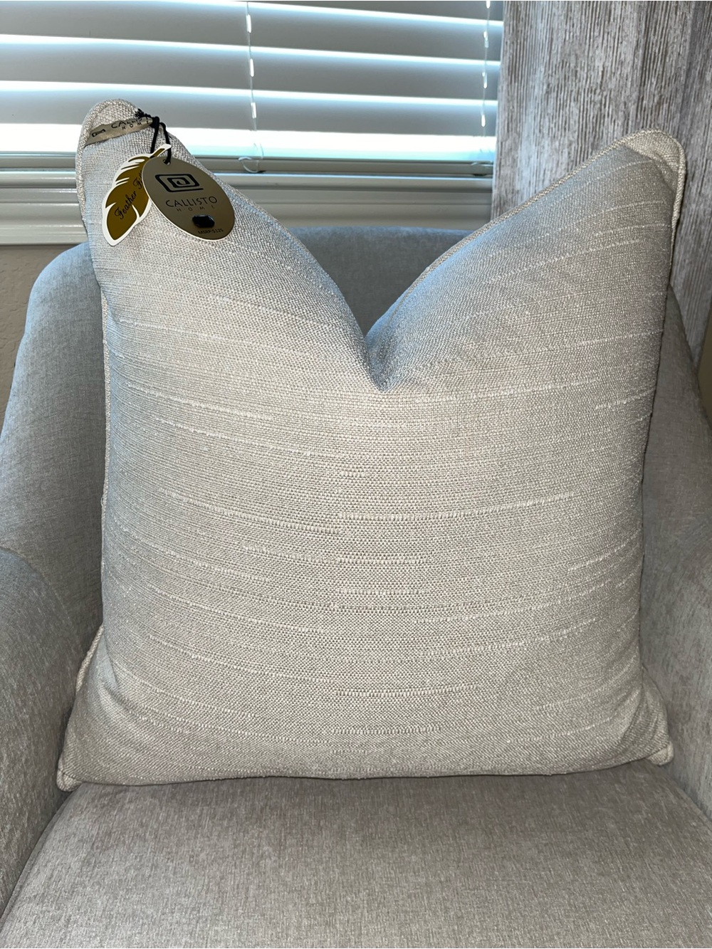1-NWT CALLISTO HOME LINEN BLEND DESIGN LUXURY DECORATIVE PILLOW (T03112F11)